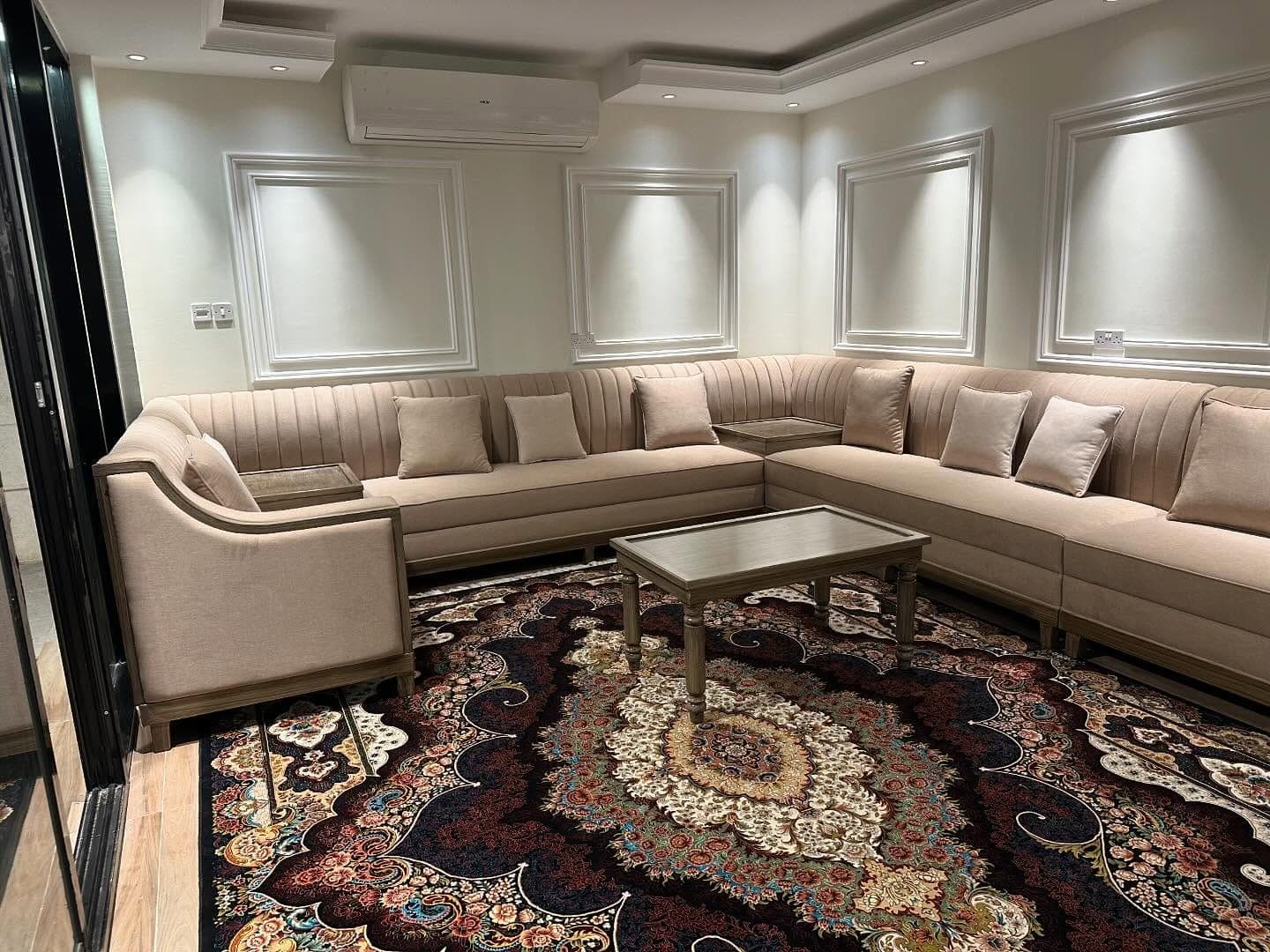 Sofa Fabric Replacement — Living Room