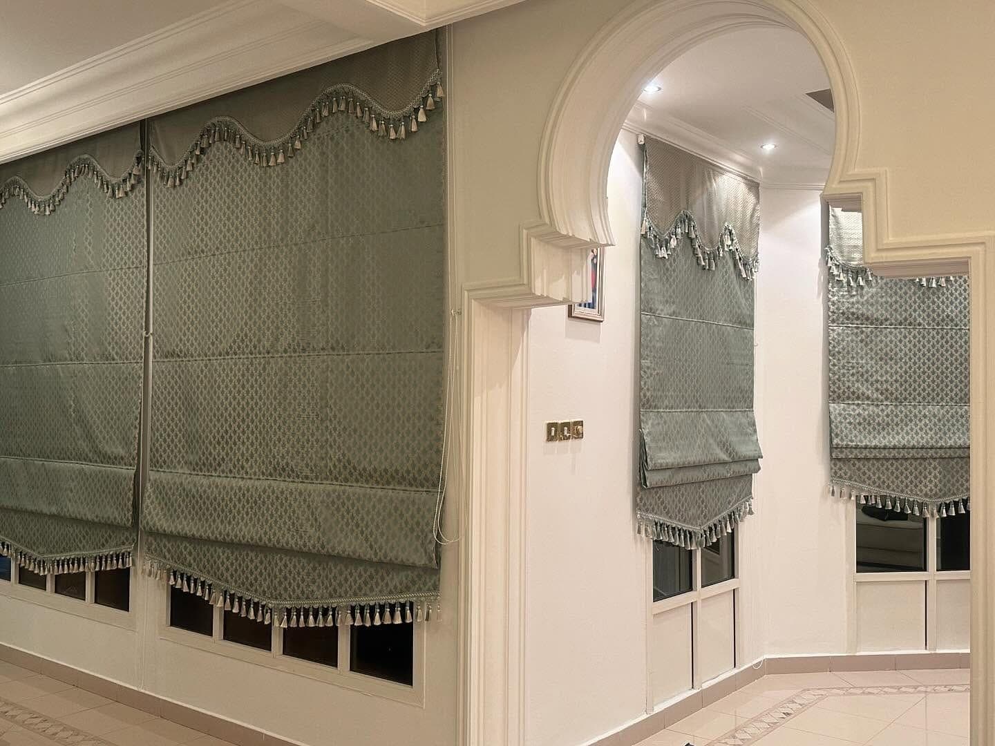 Roman & Roller Blinds — Office & Study